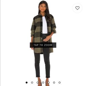 Revolve plaid shirt jacket